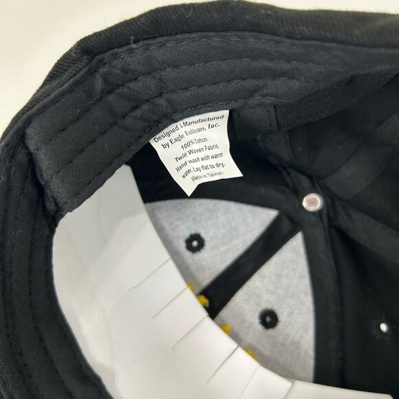 USMC US Marines Hat NWT Embroidered Black Gold Cap Semper Fi Marine Baseball - Picture 5 of 5